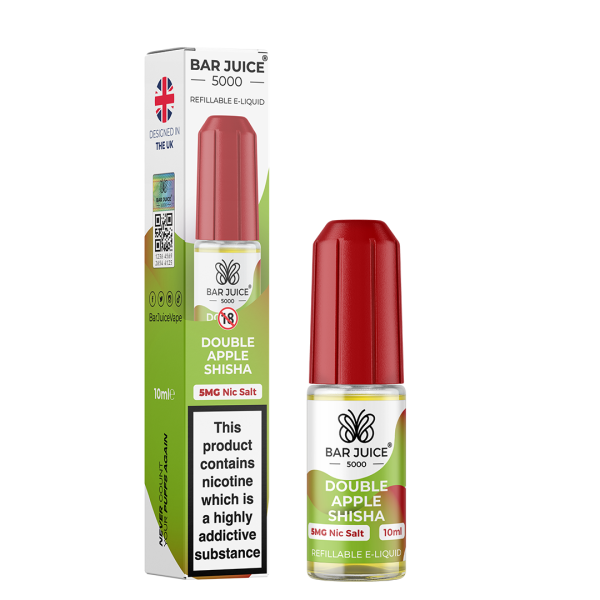 Double Apple Shisha by Bar Juice 5000 – 5mg