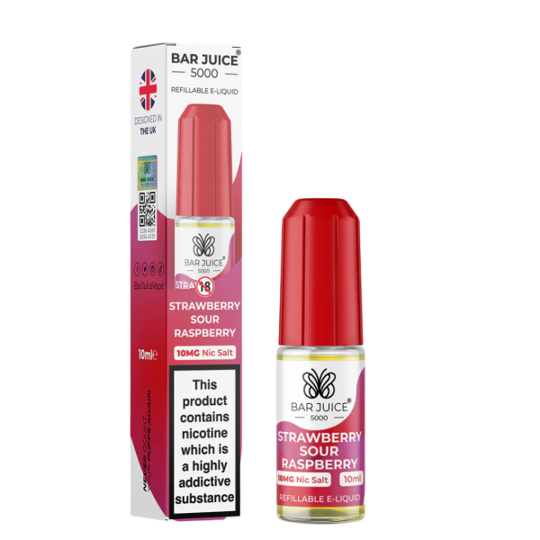 Strawberry Sour Raspberry by Bar Juice 5000 – 10mg