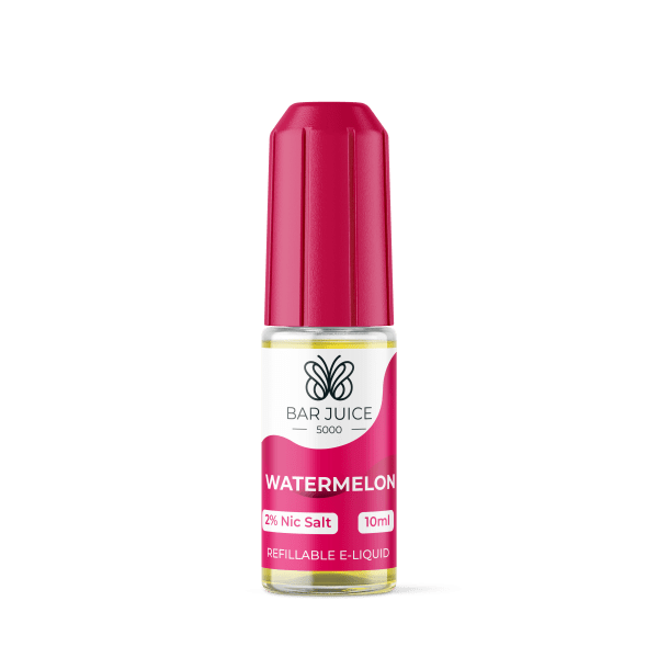 Nic Salt E-Liquid by Bar Juice 5000 10ml - 10mg - Watermelon