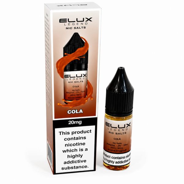 Nic Salt E-Liquid by Elux Legend 10ml - 10mg - Cola
