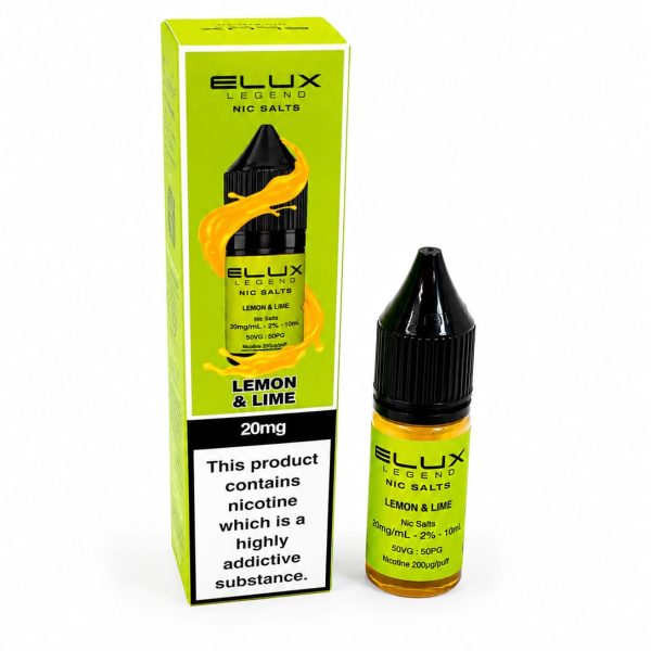 Nic Salt E-Liquid by Elux Legend 10ml - 10mg - Lemon & Lime