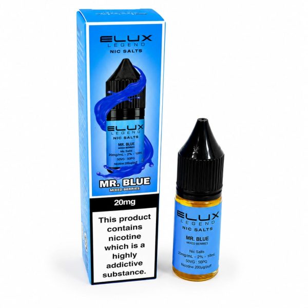Nic Salt E-Liquid by Elux Legend 10ml - 10mg - Mr Blue