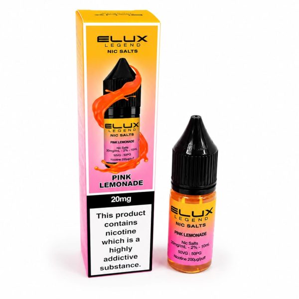 Nic Salt E-Liquid by Elux Legend 10ml - 10mg - Pink Lemonade