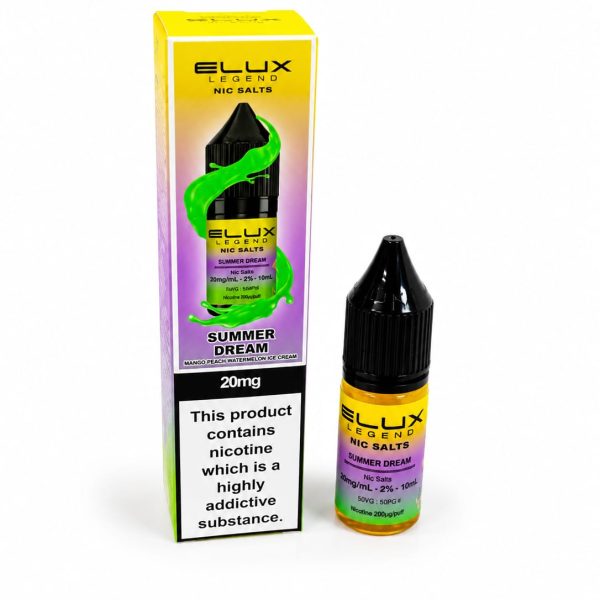 Nic Salt E-Liquid by Elux Legend 10ml - 10mg - Summer Dream
