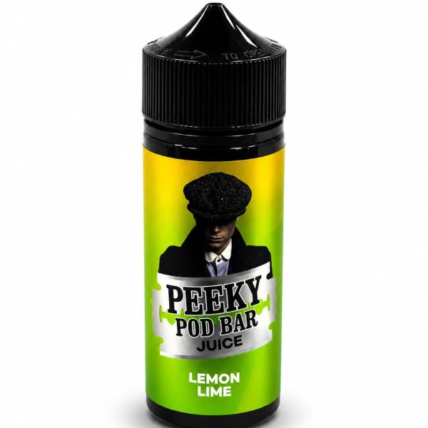 Peeky Pod Bar 100ml Shortfills 50/50 – Lemon Lime