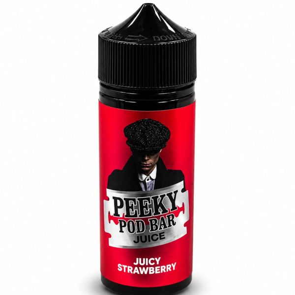 Peeky Pod Bar 100ml Shortfills 50/50 – Juicy Strawberry